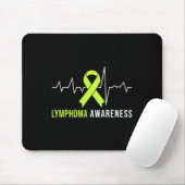 Lymphomen Bewusstsein Herzschlag Mousepad (Mit Mouse)
