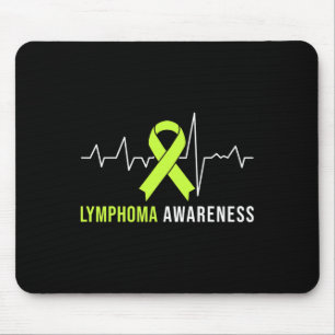 Lymphomen Bewusstsein Herzschlag Mousepad