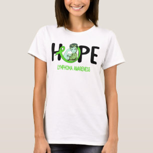 Lymphomkrieger hoffen grünes Band T-Shirt