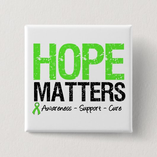 Lymphomsensibilisierung Hoffnung Materie Button (Vorderseite)