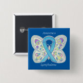 Lymphoödem Sensibilisierungsband Butterfly Custom Button (Vorne & Hinten)