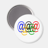 @lympics magnet (Vorderseite/Rückseite)