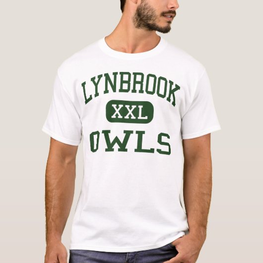 Lynbrook - Eulen - Highschool - Lynbrook New York T-Shirt (Vorderseite)