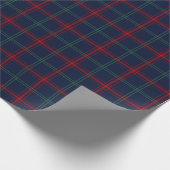 Lynch Clan Tartan Irish Kariert Pattern Geschenkpapier (Ecke)