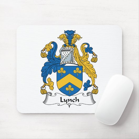Lynch-Familienwappen Mousepad (Mit Mouse)