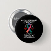 Lynch Syndrome Awareness Warrior Ncars Erinnerunge Button (Vorne & Hinten)