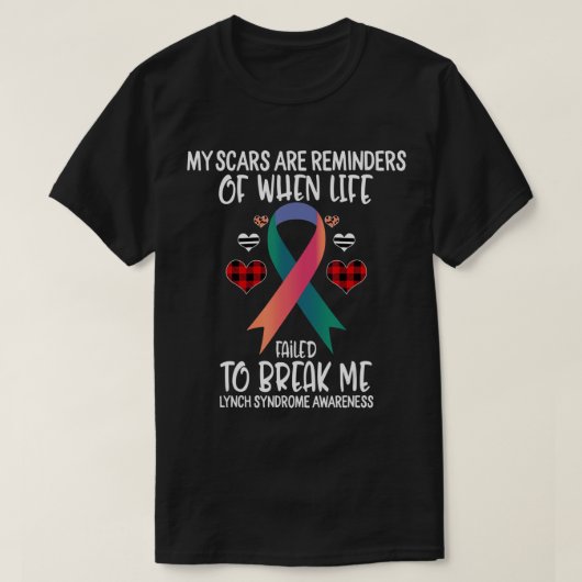 Lynch Syndrome Awareness Warrior Ncars Erinnerunge T-Shirt (Design vorne)