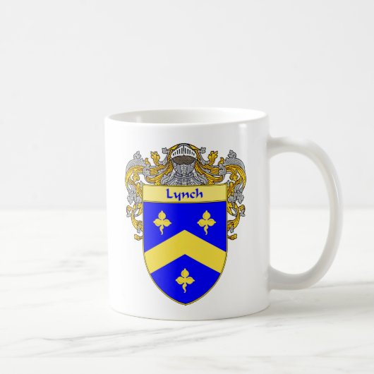 Lynch-Wappen (überzogen) Kaffeetasse (Rechts)