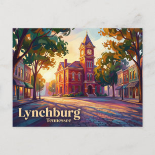 Lynchburg Historic Square USA Postkarte