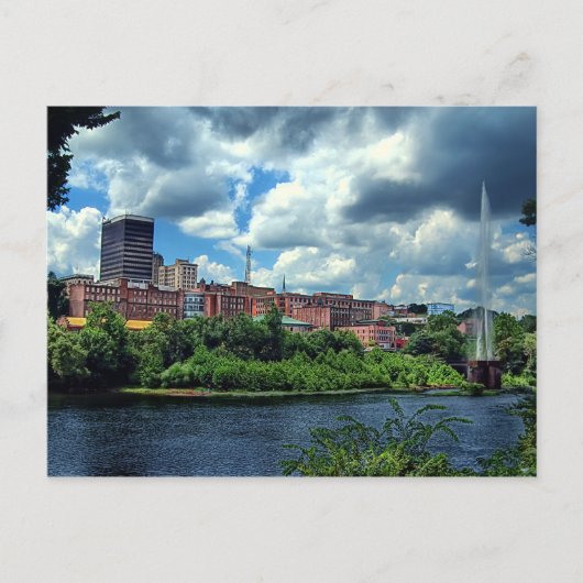 Lynchburg Skyline Postcard Postkarte (Vorderseite)