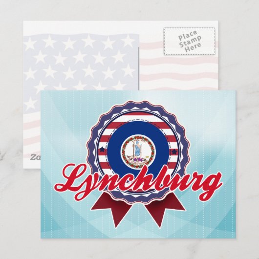 Lynchburg, VA Postkarte (Vorne/Hinten)
