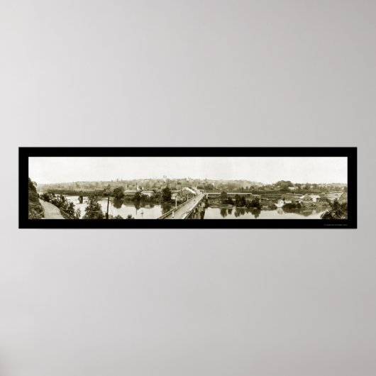Lynchburg, VA Viadukt Foto 1919 Poster (Vorne)