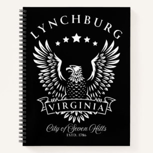 Lynchburg Virginia Vintag Eagle Notizblock