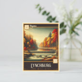 Lynchburg, Virginia | Vintage Postkarte (Stehend Vorderseite)