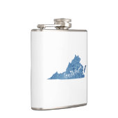 Lynchburg Virginia Wood Grain Flachmann (Rechts)