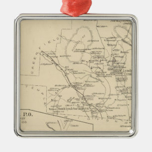 Lyndeborough, Hillsborough Co Silbernes Ornament