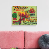 Lynden, Washington Tulip Apple Crate Label Leinwanddruck (Insitu (Wohnzimmer))