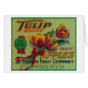 Lynden, WashingtonTulip Apple Kisten-Aufkleber