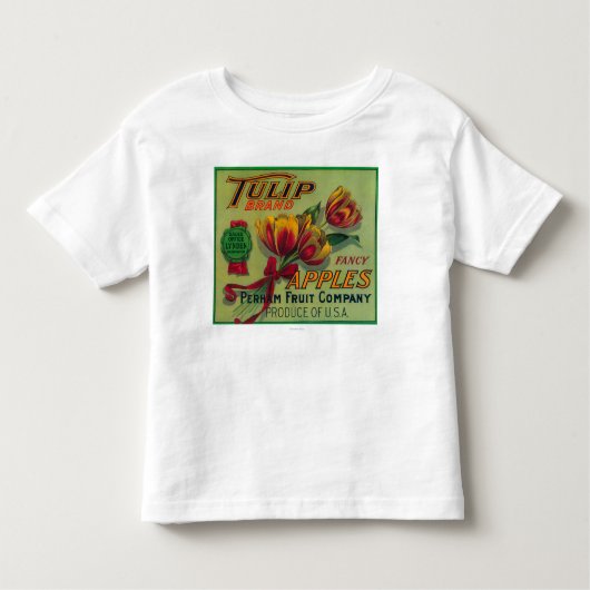 Lynden, WashingtonTulip Apple Kisten-Aufkleber Kleinkind T-shirt (Vorderseite)