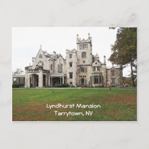 Lyndhurst Mansion in Tarrytown, New York Postkarte