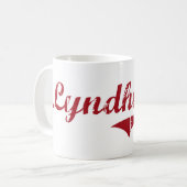 Lyndhurst Ohio klassischer Entwurf Kaffeetasse (Vorderseite Links)