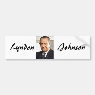 Lyndon B. Johnson 36 Autoaufkleber
