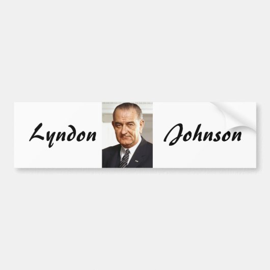 Lyndon B. Johnson 36 Autoaufkleber (Vorne)