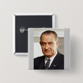 Lyndon B. Johnson 36 Button (Vorne & Hinten)
