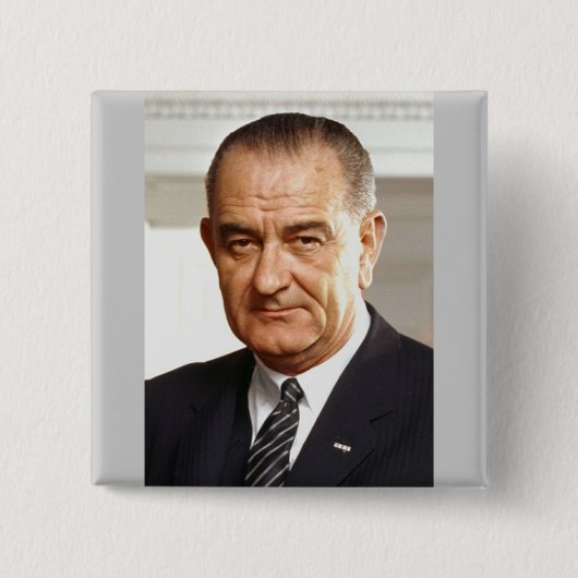 Lyndon B. Johnson 36 Button (Vorderseite)