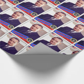 Lyndon B. Johnson Baseball Card Geschenkpapier (Ecke)