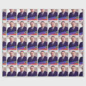 Lyndon B. Johnson Baseball Card Geschenkpapier (Flach)