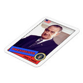 Lyndon B. Johnson Baseball Card Magnet (Linke Seite)