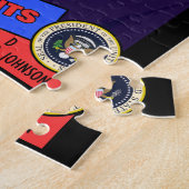 Lyndon B. Johnson Baseball Card Puzzle (Seite)
