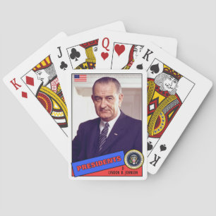 Lyndon B. Johnson Baseball Card Spielkarten