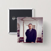 Lyndon B Johnson Button (Vorne & Hinten)