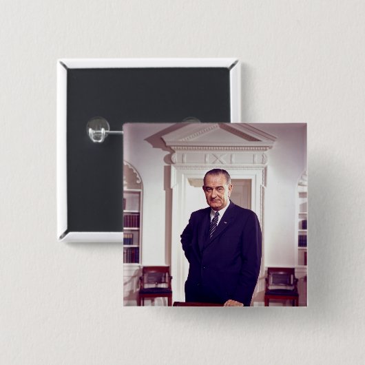 Lyndon B Johnson Button (Vorne & Hinten)