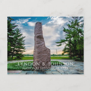 Lyndon B. Johnson Monolith, Memorial Grove Postkarte