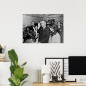 Lyndon B. Johnson übernimmt den Amtseid Poster (Heimbüro)