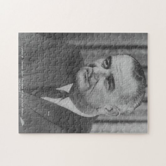 Lyndon B. Johson Präsident der Vereinigten Staaten Puzzle (Horizontal)