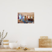 Lyndon Baines Johnson Oval Office Replikat Poster (Küche)