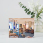 Lyndon Baines Johnson Oval Office Replikat Postkarte (Stehend Vorderseite)