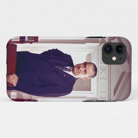 Lyndon Johnson Case-Mate iPhone Hülle (Rückseite (Horizontal))