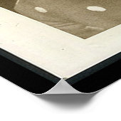 Lyndon Johnson übernimmt den Oath auf Air Force On Poster (Ecke)