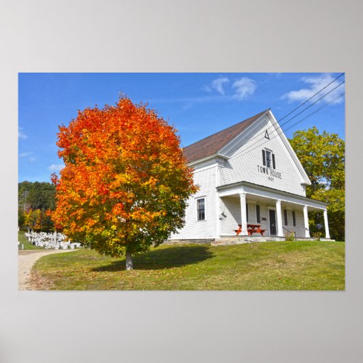 Lyndon Town House, Vermont Poster (Vorne)