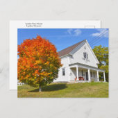 Lyndon Town House, Vermont Postkarte (Vorne/Hinten)