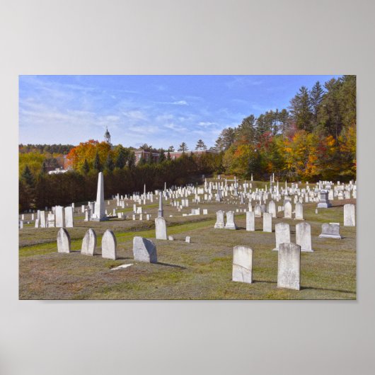 Lyndon, Vermont, Friedhof Poster (Vorne)