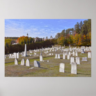 Lyndon, Vermont, Friedhofsplakat Poster