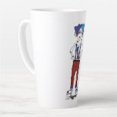 'Lyndsey' - Du bist ein Badass! Latte Tasse (Linke Ecke)