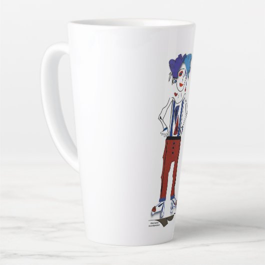 'Lyndsey' - Du bist ein Badass! Latte Tasse (Linke Ecke)