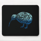 Lynesia Maori Kiwi Bird Ocean Blue New Zealand Mousepad (Vorne)